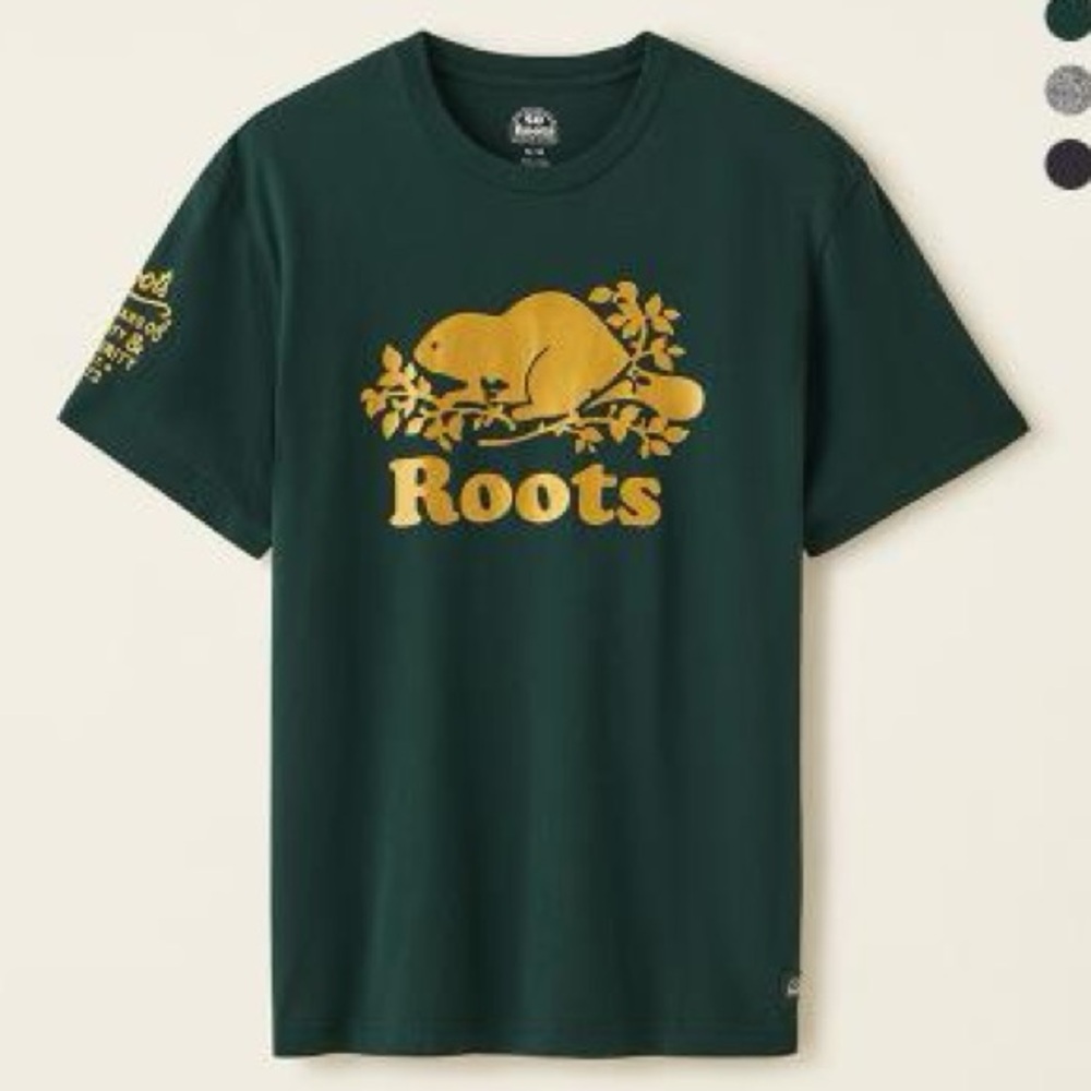 Roots Dark Green & Gold T-Shirt